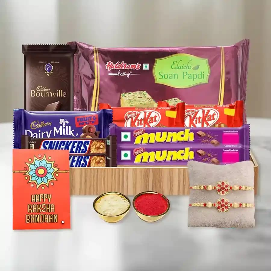 Rakhi Delight with Gourmet Chocolates