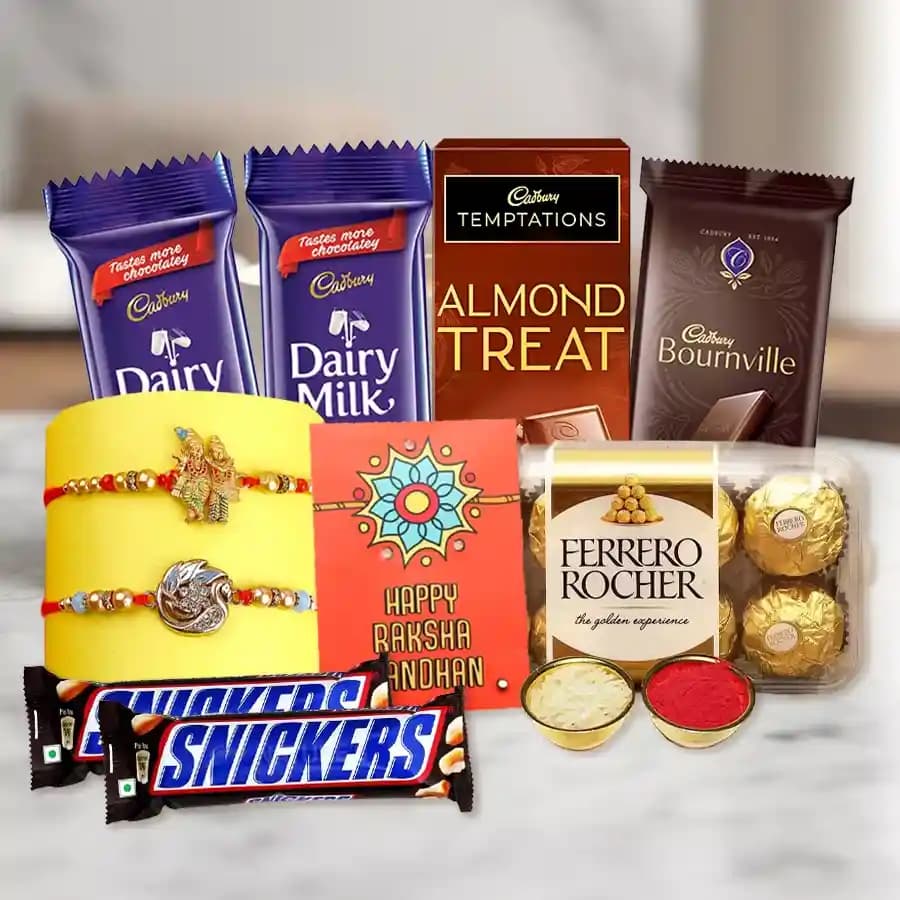 Sweet Temptation with Elegant Rakhi