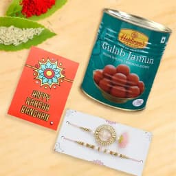 Sweet Bonding with Rakhi and Gulab Jamun Delight 1