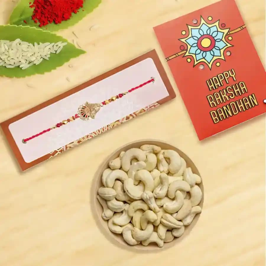 Traditional Rakhi & Gourmet Cashews