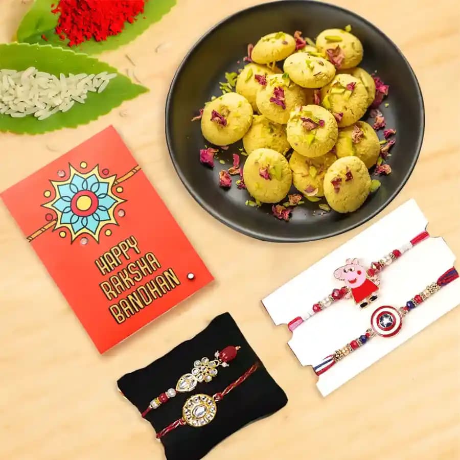 Cherished Bonds Rakhi & Sweet Treats