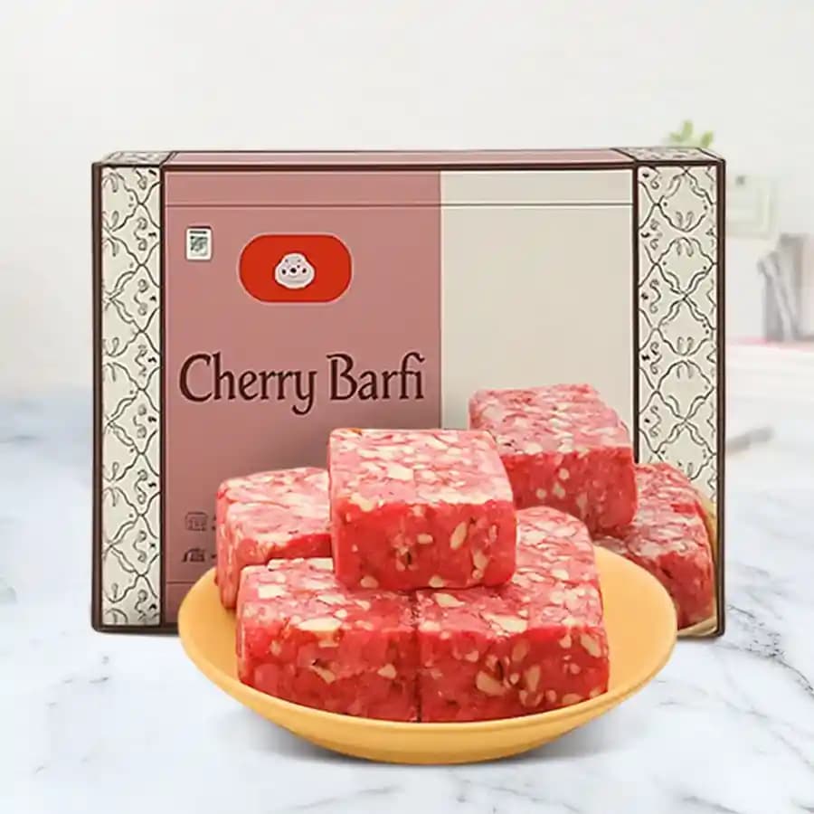 Cherry Delight Barfi