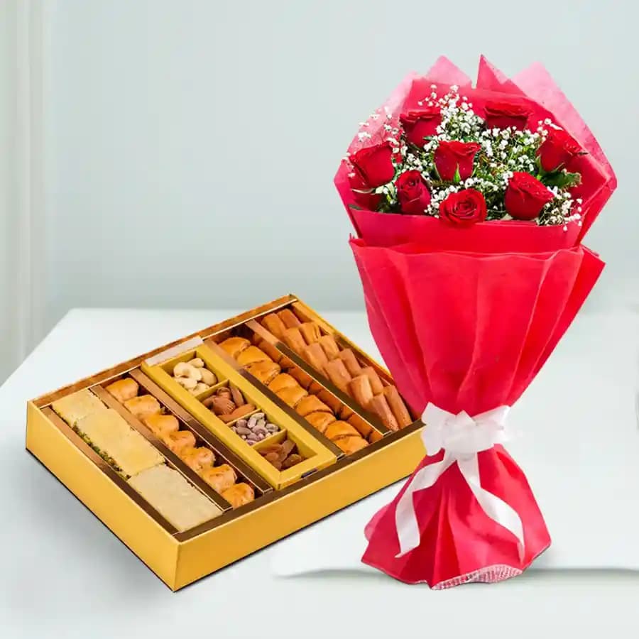 Roses N Sweet Elegance Combo