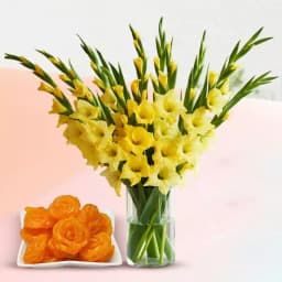 Fresh Gladiolus N Mini Jangiri Delight 1