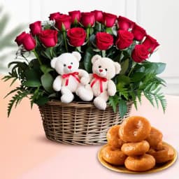 Classy Roses N Sweet Gifts 1