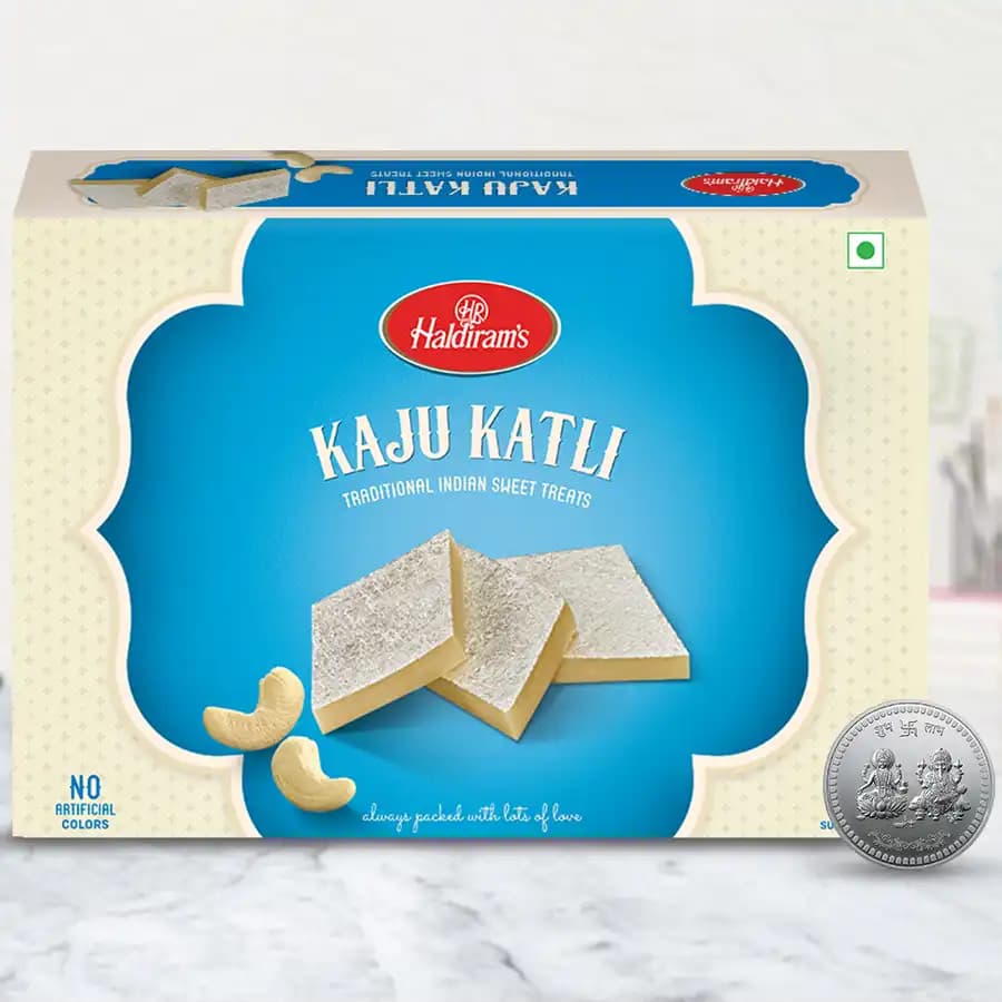 Festive Bliss: Kaju Katli Indulgence