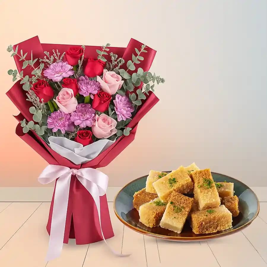 Pink Symphony N Kalakand Treat