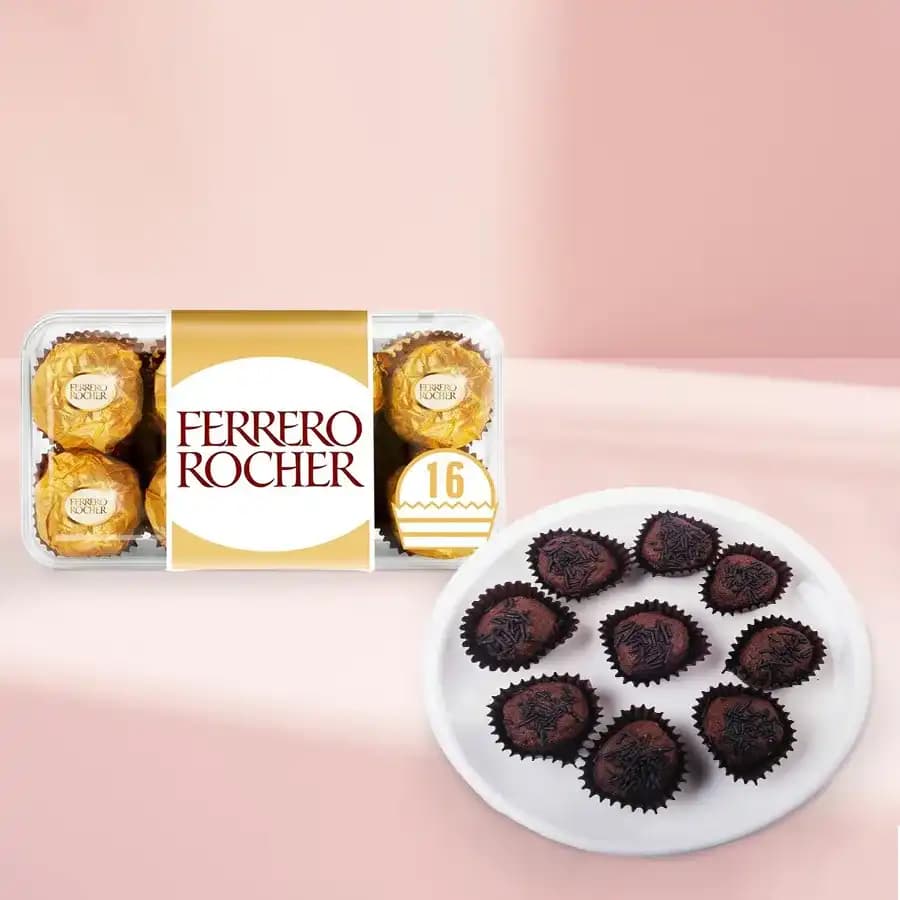 Chocolava from Balaram Mullick with Ferrero Rocher Chocolate
