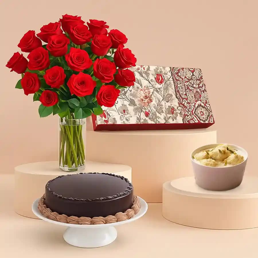 Splendid Roses N Sweet Souvenir