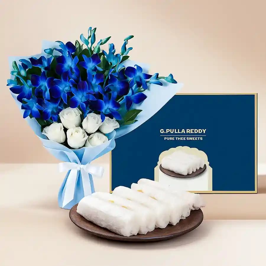 Elegant Flowers N Pootharekulu Charm