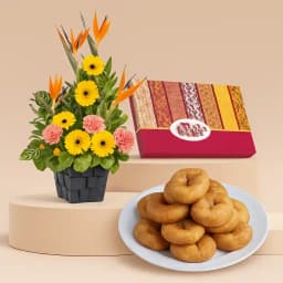 Floral Bliss with Badusha Treat 1