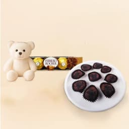 Chocolava from Balaram Mullick with Teddy N Ferrero Rocher Chocolate 1