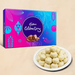 Jumbo Pedha from Chitale Bandhu Mithaiwale with Cadbury Celebration 1
