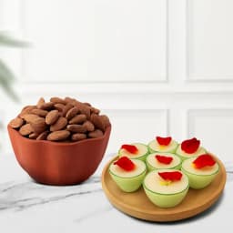 Daab Sandesh from Balaram Mullick with Crunchy Almonds 1