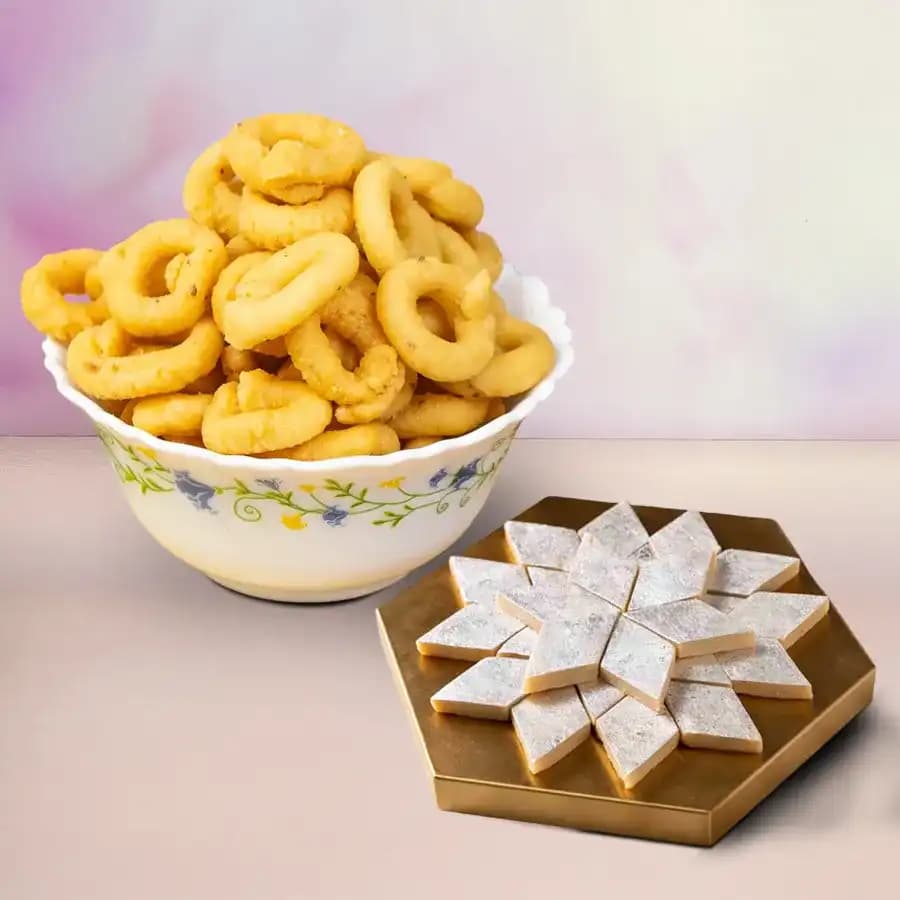 Kaju Barfi N Spiced Chagodi Duo