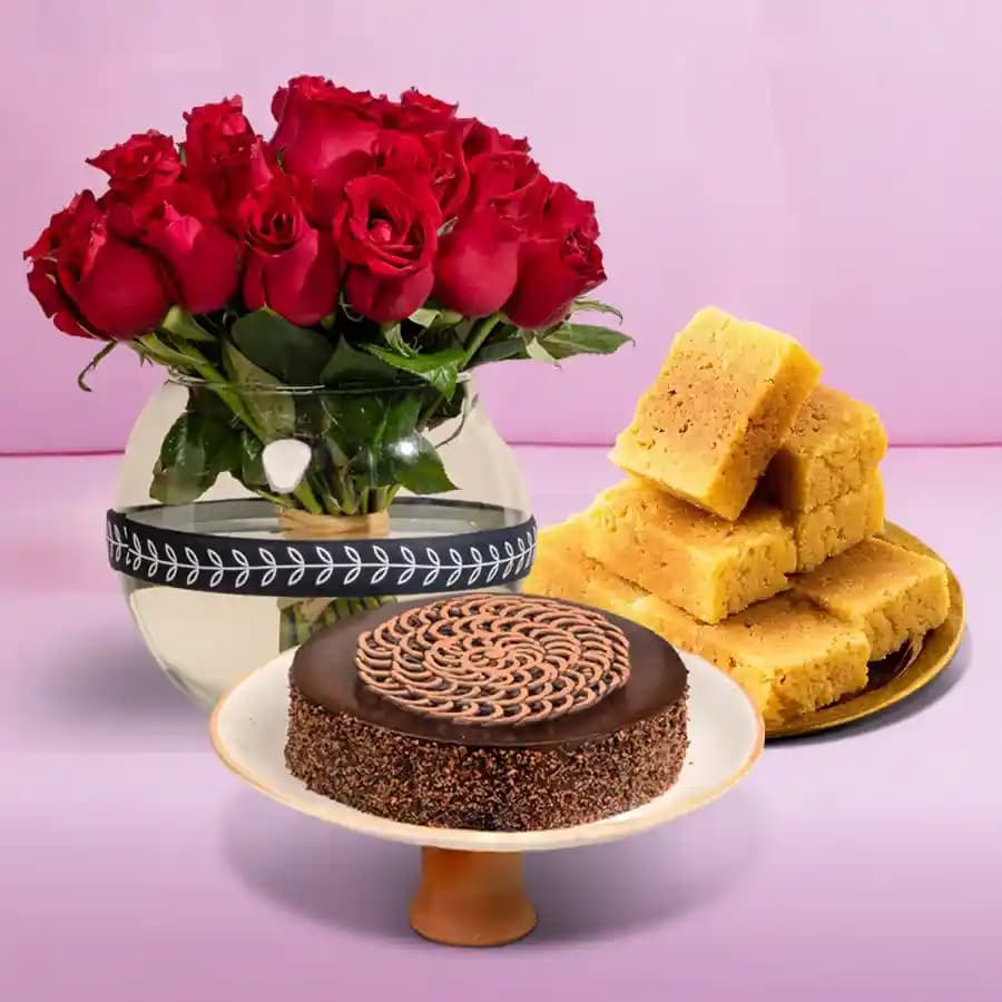 Roses N Sweet Treats Extravaganza