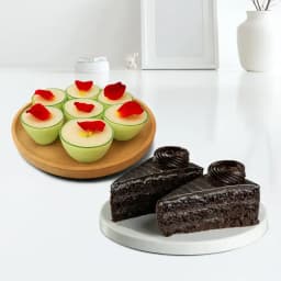 Daab Sandesh from Balaram Mullick with Chocolate Pastry 1