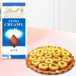 Immunity Sandesh from Balaram Mullick with Lindt Excellence Chocolate 1