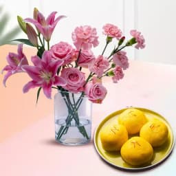 Floral Elegance N Raj Bhog Combo 1