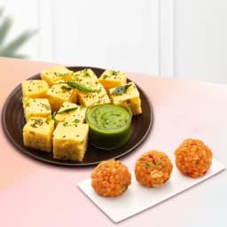 Sahi Laddu N Dhokla Treat 1