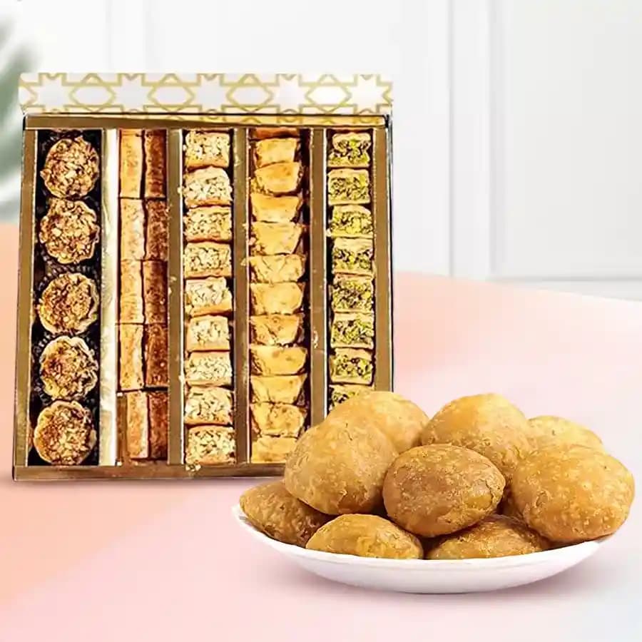 Baklava N Kachori Delight