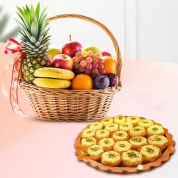 Immunity Sandesh from Balaram Mullick with Fresh Fruit Basket 1