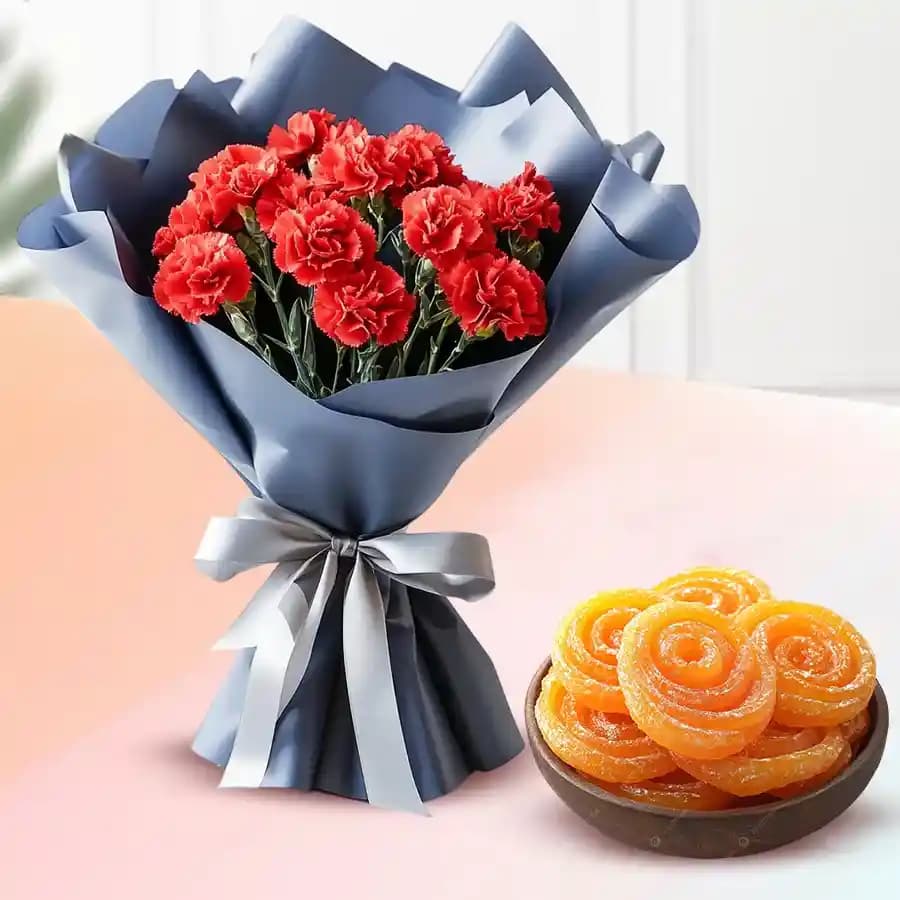 Carnations N Jalebi Celebration