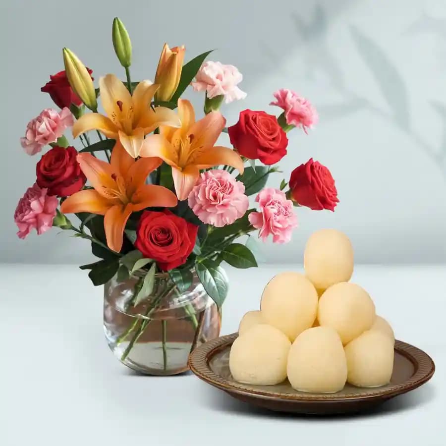 Lily Rose Fusion with Rasgulla