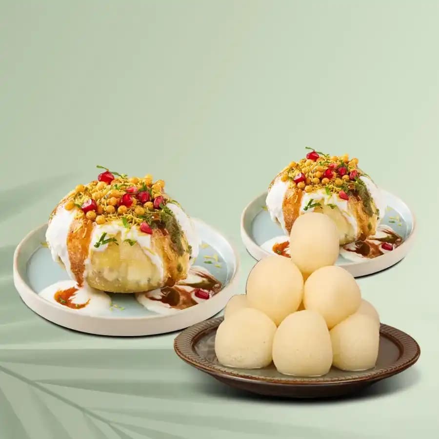Rasgulla n Raj Kachori Treat