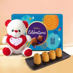 Nolen Gurer Maharani Sandesh from Ganguram with Teddy N Cadbury Celebration 1