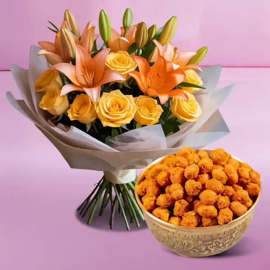 Floral Radiance N Masala Kadalai Treat