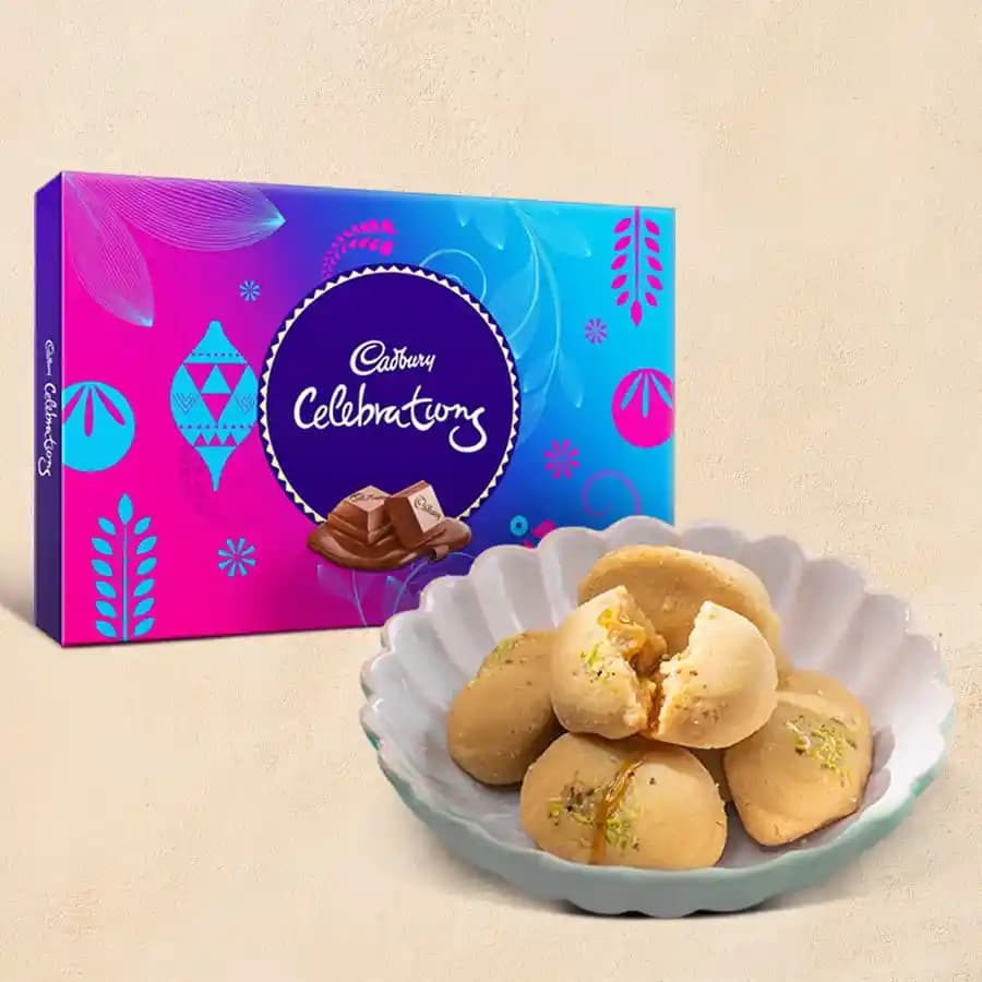 Nolen Gurer Jalbhara Sandesh from Ganguram with Cadbury Celebration