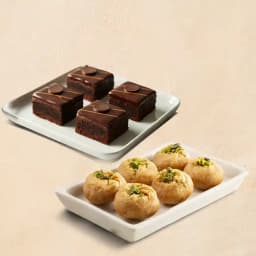 Balushahi from Karachi Sweet Mart with Chocolate Pastry 1