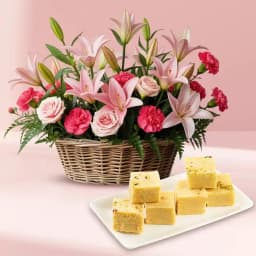 Vibrant Floral Medley N Soan Papri Duo 1