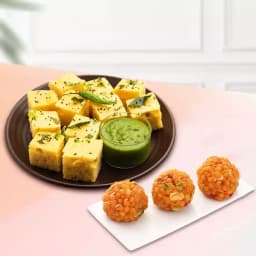 Sahi Laddu N Dhokla Treat 1
