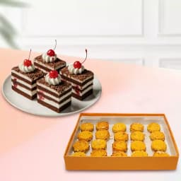 Baked Badam Jalebi from Ganguram with Chocolate Pastry 1