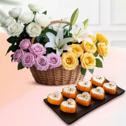 Motipaan from Ganguram with Mixed Flower Arrangement 1