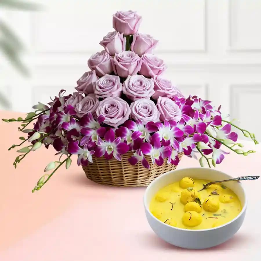 Floral Bliss N Rasmalai Charm