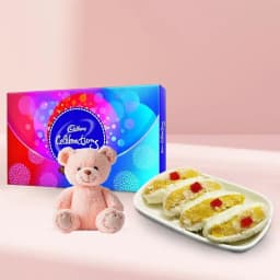 Cham Cham from Karachi Sweet Mart with Teddy N Cadbury Celebration 1