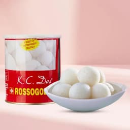 Canned Rossogolla from K.C.Das 1