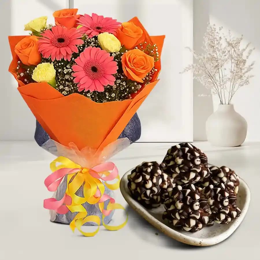 Decadent Kaju Delight with Floral Elegance