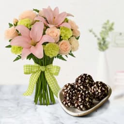 Elegant Kaju Delight with Floral Serenity 1