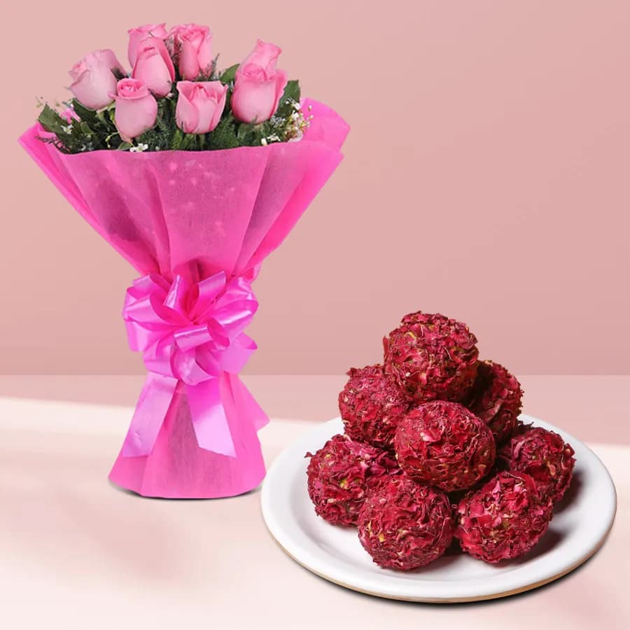 Exquisite Kaju Rose Delight Basket