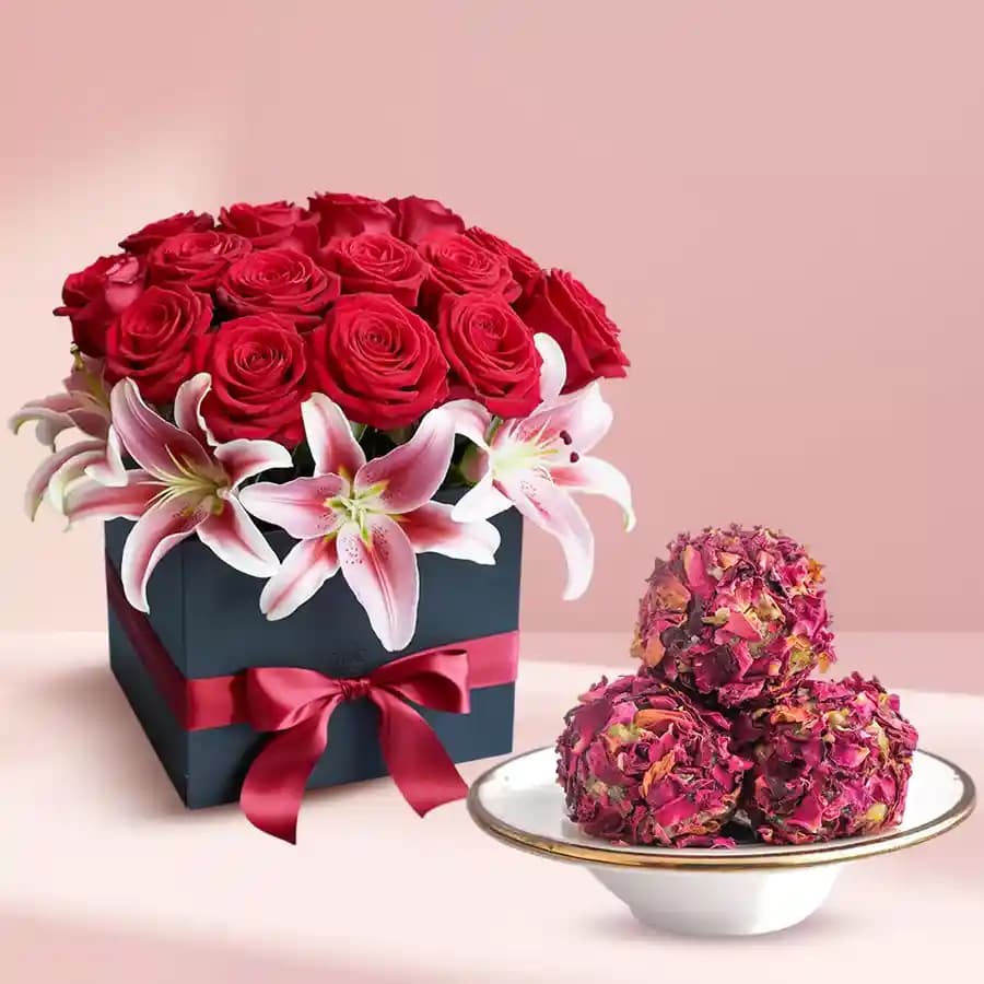 Kaju Delight with Floral Splendor