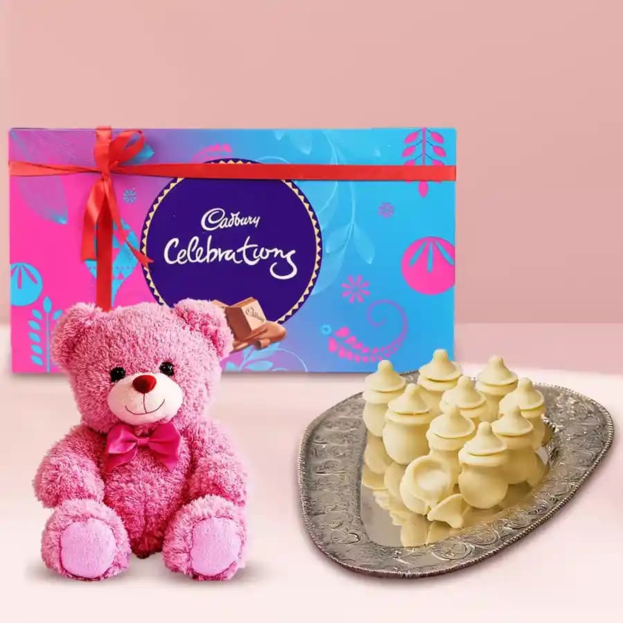 Amrita Kumbha from K.C.Das with Teddy N Cadbury Celebration