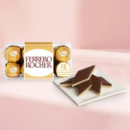 Chocolate Katli from Mithas Delicious Sweets with Ferrero Rocher 1