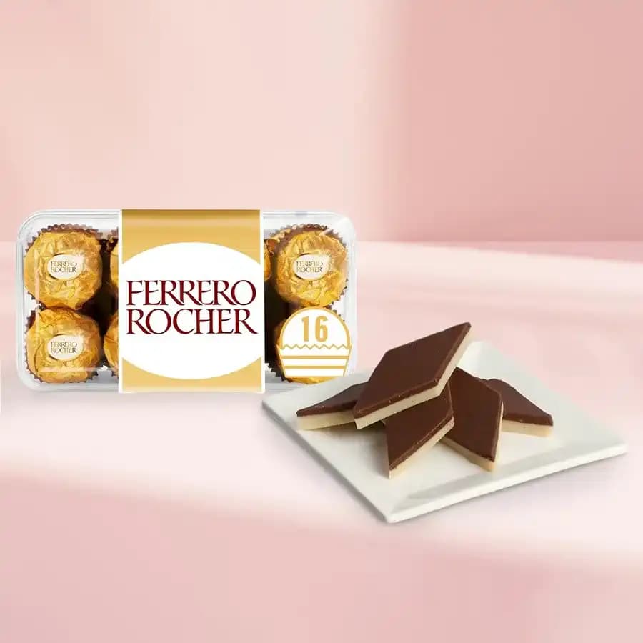 Chocolate Katli from Mithas Delicious Sweets with Ferrero Rocher