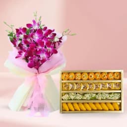 Delightful Cashew and Orchid Ensemble 1