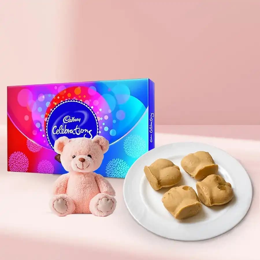 Nolen Gurer Jalbhora from K.C.Das with Teddy N Cadbury Celebration