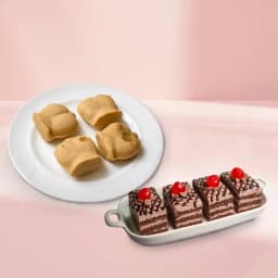 Nolen Gurer Jalbhora from K.C.Das with Chocolate Pastry 1